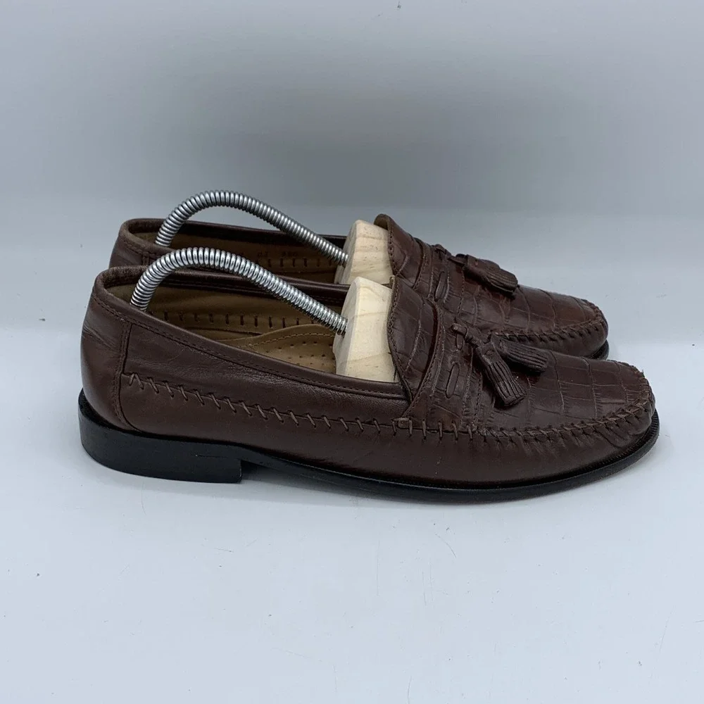 Florsheim Pisa Cognac Tassle Loafers Men's‎ 9.5 D 18469